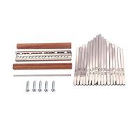 1 Set Steel Kalimba Mbira DIY 17 Keys with Thumb Piano Bridge Musical Instrument Parts for Luthiers for Music Lovers
