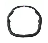 1 Set Steering Wheel Cover for BMW X3 Luxury Edition 2025-2026 Three-Section Sporty Grip Non-Slip Suede and Carbon Fiber Texture Interior Protector,Carbon Fiber Pattern