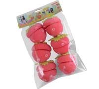1 Set Strawberry Curlers Sponge Curler Sleep Curlers Hair Styling Tool Strawberry Sponge Hair Roller Heatless