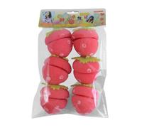 1 Set Strawberry Sponge Hair Curlers Styling Sponge Rollers Strawberry