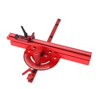 1 Set Table Saw Miter Gauge Fence Precision Mitre Cutting Guide, Limit Stop Mitre Stop, Complete Accessories Suitable for Router, Woodworking Bench Engraving Machine, Accurate Sawing Tool