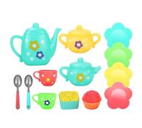 1 Set Teapot Teacup Food Pretend Play Toy Kids Simulation Tea Kit Kitchen Afternoon Tea Toys For Boy Girl Birthday Gift
