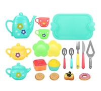 1 Set Teapot Teacup Food Pretend Play Toy Kids Simulation Tea Kit Kitchen Afternoon Tea Toys For Boy Girl Birthday Gift