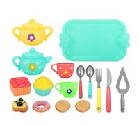 1 Set Teapot Teacup Food Pretend Play Toy Kids Simulation Tea Kit Kitchen Afternoon Tea Toys For Boy Girl Birthday Gift