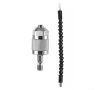 1 Set Three Jaw Chuck Hex Shank Adapter Screwdriver Adapter Head for Electric Wrench Hexagonal Handle Twist Drill Chuck Alloy