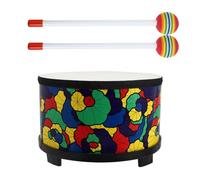 1 Set toy drum Kids Percussion Floor Tom Drum snare drum Floor Tom Drum 10 inch classroom kids percussion rhythm drums Orff Tom drum kids drum hand kid toy wooden music 5a Drum set