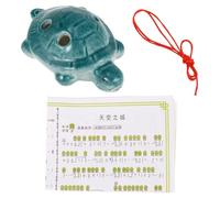 1 Set Turtle Shape Ocarina Flute Alto Key Beginner Ocarina Melodious Voice Delicate Design for Music Lovers and Young Musicians