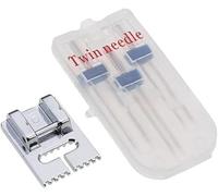 1 Set Twin Stretch Machine Double Twin Needles Pins Sewing Machine Double Needle for Brother Sewing Machine Domestic Sewing Notions and SuppliesArts, Crafts and Sewing