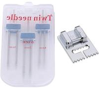1 Set Twin Stretch Sewing Machine Needles for Brother,Domestic Machines