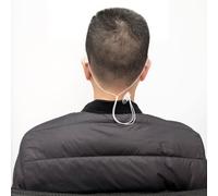 1 Set Uniaural Black Hearing Aid Security Clip for Seniors & Adults - Black Adjustable Anti-Lost Rope, Lightweight BTE Hearing Amplifier Protection Cord, Elderly Safety Accessories