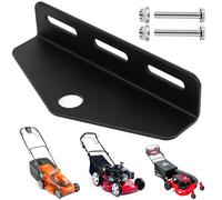 1 Set Universal Heavy-Duty Zero-Turn Lawnmower Trailer Towing Hitch Kit | Mount adapter fits 3"-6" installation, with 3/4" pin hole for zero-turn lawn mower trailer attachment.