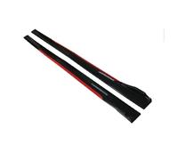1 Set Universal Side Skirt Extension Rocker Plate Lip Separator Bumper For A3 For A4 For A5 For LEXUS IS200T IS250 ES300h ES330 Car Side Skirt(Reddish Black)