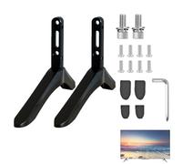 1 Set Universal TV Stand Replacement Legs Plastic Pedestal Base with Screws,Table Top TV Stand Base Legs for Most for 32-65 Inch LCD LED Plasma Flat Screen TVs,Kompatibel with TCL,Sony,Xiaomi,Samsung