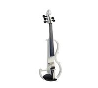 1 SET Violin 5 String Electric Violin Great Sound For Violinist Players Student Competiable With Guitar Effect Pedals (Color : White SET)