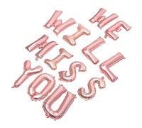 1 Set We Will Balloon Banner Festival Balloons for Graduation Farewell Parties and Celebrations Aluminum Foil Party Decorations for Joyful Atmosphere