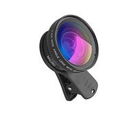1 Set Wide Angle and Macro Phone Camera Lens Set Professional Lens for Smartphones Easy to Install Distortionless Design