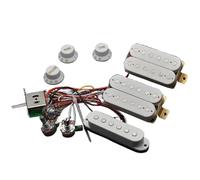 1 Set Wiring Harness Prewired 2T1V SSS/SSH 1T1V HH Humbucker Pickup For ST Guitar(SSH B)