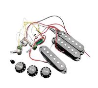 1 Set Wiring Harness Prewired 2T1V SSS/SSH 1T1V HH Humbucker Pickup For ST Guitar(SSS A)