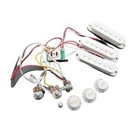1 Set Wiring Harness Prewired 2T1V SSS/SSH 1T1V HH Humbucker Pickup For ST Guitar(SSS B)