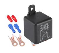1 Set WM686 4 Terminal DC 24V 200A Relay Truck Van Motorcycle Boat Multi Purpose Automotive Relay Heavy Duty Standard Relay for Car Motor, Auto GM Replacement Accessories