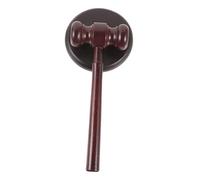 1 Set Wooden Judge Gavel with Block for Auction Court Props Role Play and Law Students Lightweight Safe Material for Judges and Auctioneers