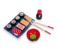 1 Set Wooden Simulation Sushi Toys Children's Kitchen Mini Sushi Pretend With Educational Toys To Play Wooden Food Set