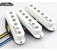 1 Set WVS 60's Alnico5 SSS Single Coil Guitar Pickups(Color:White)