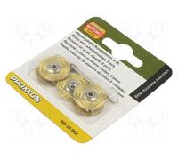 1 set x PROXXON - 28962 - Brush, 22mm, Ø: 2.35mm, Kit: mounting mandrel, 5pcs.