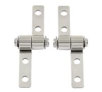 1 Sets 360 Degree Rotation Torque Hinge 0.3N.m Friction Hinges Metal Carbon Steel Torque Shaft Hinge Hardware for Cabinets Boxes Equipment Doors, Large (L)