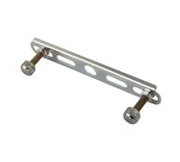 1-Shaped Bracket with Screws Anchors Nuts Ceiling Rose Mounting Bracket Iron Bar for Pendant/Ceiling/Wall Lamp Lighting Fittings (Size : Length 110mm)