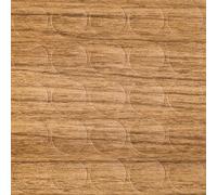 1 Sheet (25 caps) Self Adhesive Decorative Screw Cover Caps 14mm (160 Oak Lancelot)