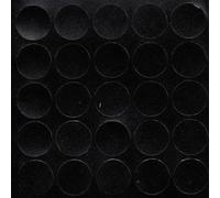 1 Sheet (28 caps) Self Adhesive Decorative Screw Cover Caps 20mm (324 Black)