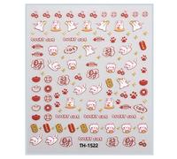 1 Sheet Chinese New Year Nails Stickers With Cartoon Designs Festival Nails Accesories Nails Decals Nails Art Ornament Chinese New Year Stickers