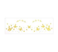 1 Sheet Glitters Butterfly Rose Face Stickers Temporary Freckles For Festivals Halloween Christmas