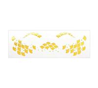 1 Sheet Glitters Butterfly Rose Face Stickers Temporary Freckles For Festivals Halloween Christmas
