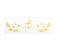 1 Sheet Glitters Butterfly Rose Face Stickers Temporary Freckles For Festivals Halloween Christmas Cosplay Party Christmas Party Art