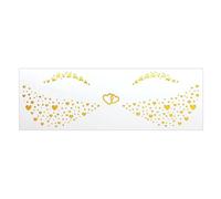 1 Sheet Glitters Face Tattooing for Women and Girls Featuring Star Freckles and More for Music Festivals and Parties Cosplay Princess Makeup Decals