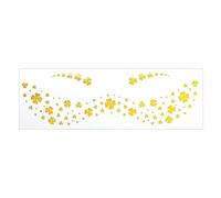 1 Sheet Glitters Face Tattooing For Women And Girls Featuring Star Freckles And More For Music Festivals Parties Metallic Gold Face Stickers