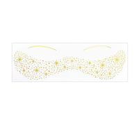 1 Sheet Glitters Face Tattooing For Women And Girls Featuring Star Freckles And More For Music Festivals Parties Metallic Gold Face Stickers
