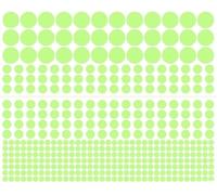 1 Sheet Glow in The Dark Wall Stickers, Baasid 407 Pcs Removable Glow in Dark Dots Wall Decals, Adhesive Dots Luminous, Glow in The Dark Ceiling Stickers,Wall Treatments and Supplies for Ceiling Walls