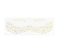 1 Sheet Metallic Butterfly Rose Face Tattooing For Women And Girls Cosplay Princess Halloween Christmas Party Makeup