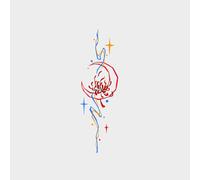 1 Sheet Temporary Tattoo For Adult Stream Of Consciousness Crescent Wrist Clavicle Neck Sexy Waterproof Long-Lasting Girl Small Fresh Small Picture Fake Tattoo Sticker