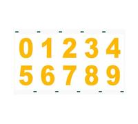 1 Sheets/ 2Sheets 0-9 Reflective Numbers for Mailbox - House Numbers for Outside, Letras Personalizadas Para Decorar for Signs, Mailboxes, Door, Cars, Trucks, Home, Business(Glod,2sheets,2 Inch)