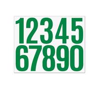 1 Sheets/ 5sheets Mailbox Post Numbers - Mail Box Numbers for Mailbox Outside, 3 Inch Multicolored Number Stickers Custom Mailboxes are Applicable for Door, Window, Car, Sign(Green,1PC)