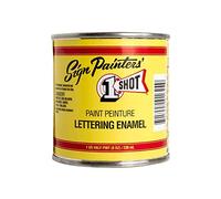 1 Shot Sign Painters' Lettering Enamels 236ml 102L Fire Red