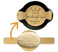1 Silicone Bread Sling Dutch Oven Liner-Extra Thick Non-Stick Reusable Silicone Sourdough Bread Baking Mat with Long Handles, Sourdough Bread Baking Supplies for Easy Dough Transfer (Sourdough Queen)