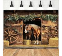 1 simple wall decoration in the cowboy stable from West Texas - durable home decoration made of polyester fiber 350x240CM