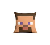 (1, Single-Sided Printed) Minecraft Pillowcase Cushion Cover Steve Creeper