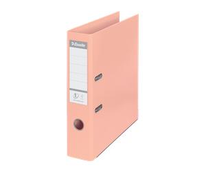 (1, Solea Peach) Esselte A4 Lever Arch File, 75mm Spine, 500-Sheet