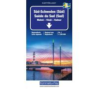 1 South-Sweden (South) Road Map: Malmö - Växjö - Kalmar (Regional maps - Sweden)